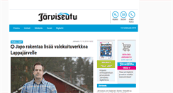 Desktop Screenshot of jarviseutu-lehti.fi